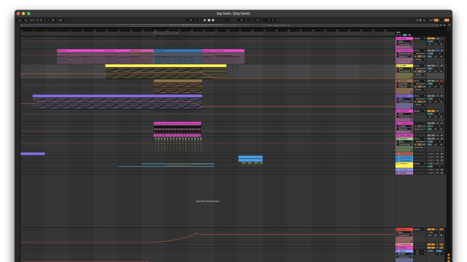 this image features the Ableton Live session for track_02