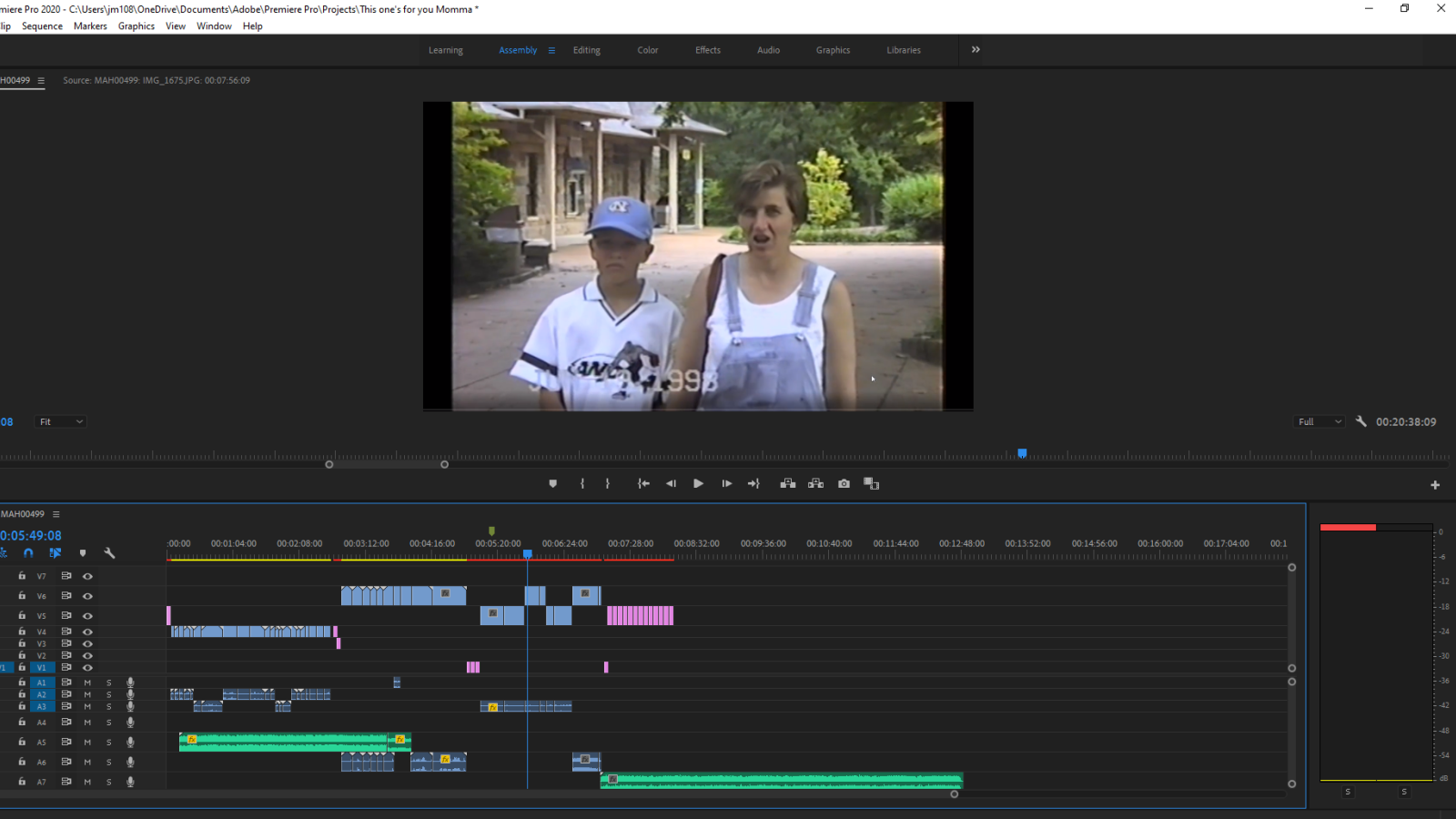 video editor interface