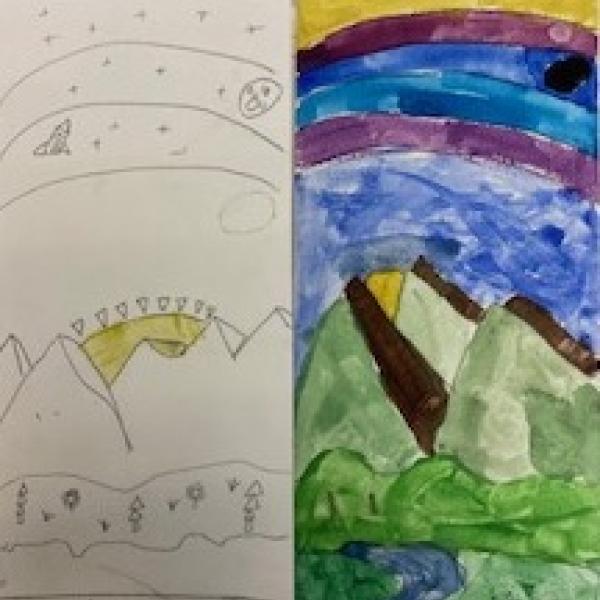 solid liquid and gases landscapes