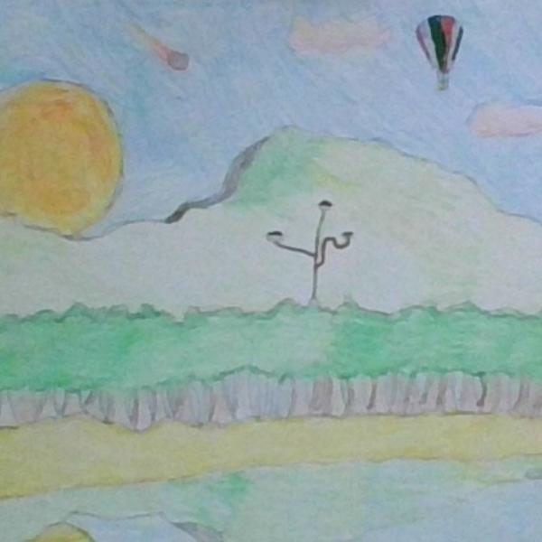 solid liquid and gas landscape