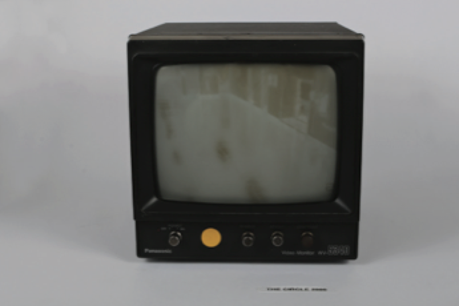 The CCTV monitor as reproduced in Schuppli’s Material Witness, originally from the Irish Republican History Museum, Belfast, Northern Ireland