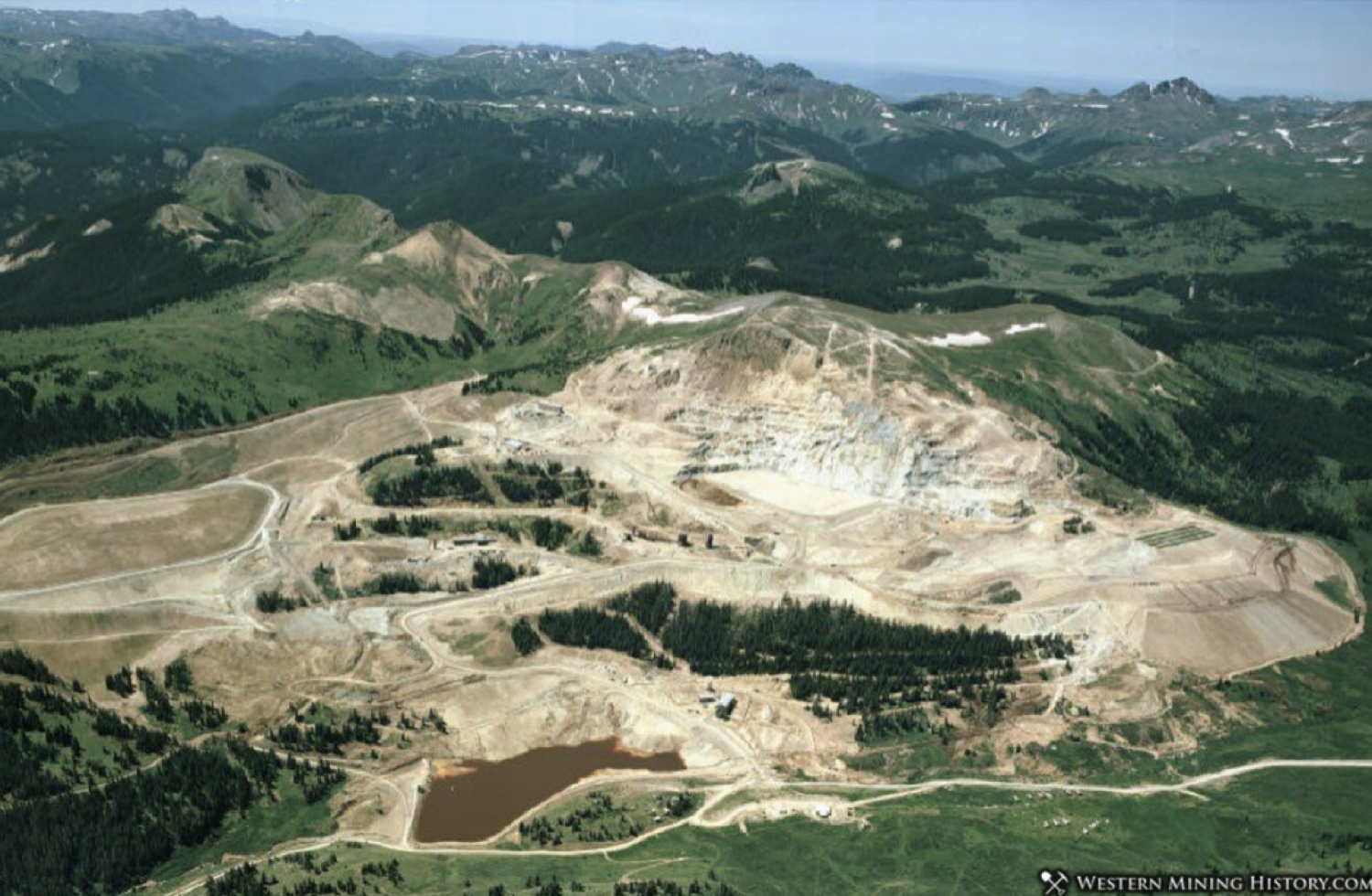 Summitville, CO mining scar.