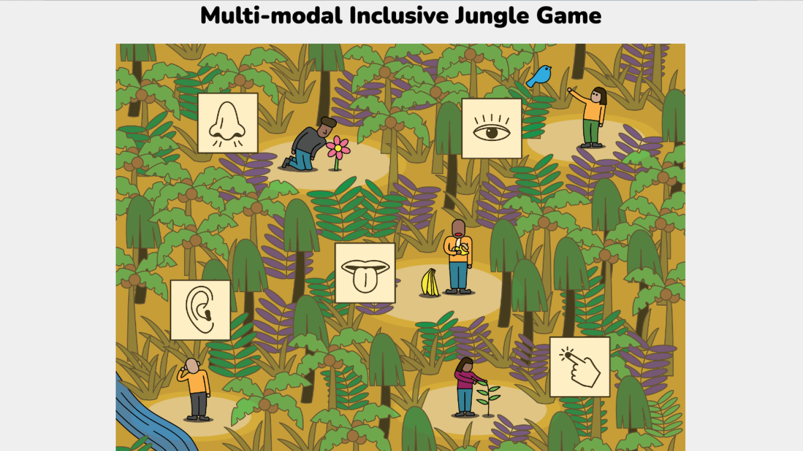 "Multi-modal Inclusive Jungle Game" poster