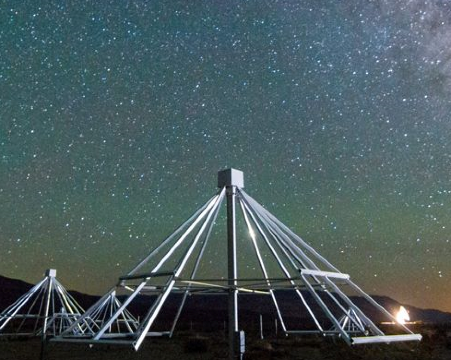 The Owens Valley Long Wavelength Array in California.