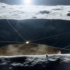 Illustration of radio telescope on the Moon. Credit NASA/JPL