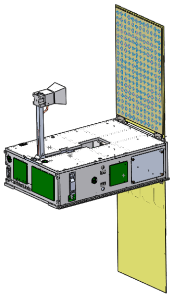 Maxwell Satellite 3D rendering