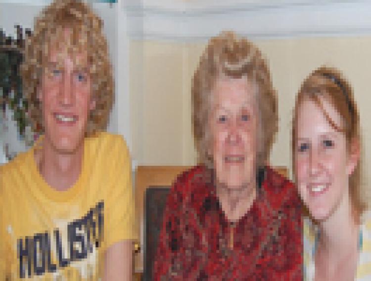 Ann Chapman with two women