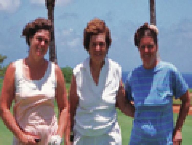 Anne Chapman wit two women