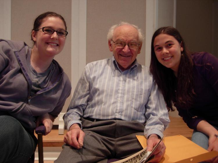 Stephanie with Jacques Pankove and Chelsea Bear