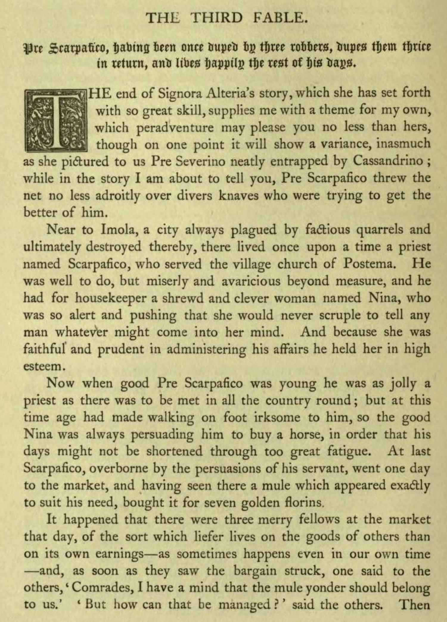 Straparola first page
