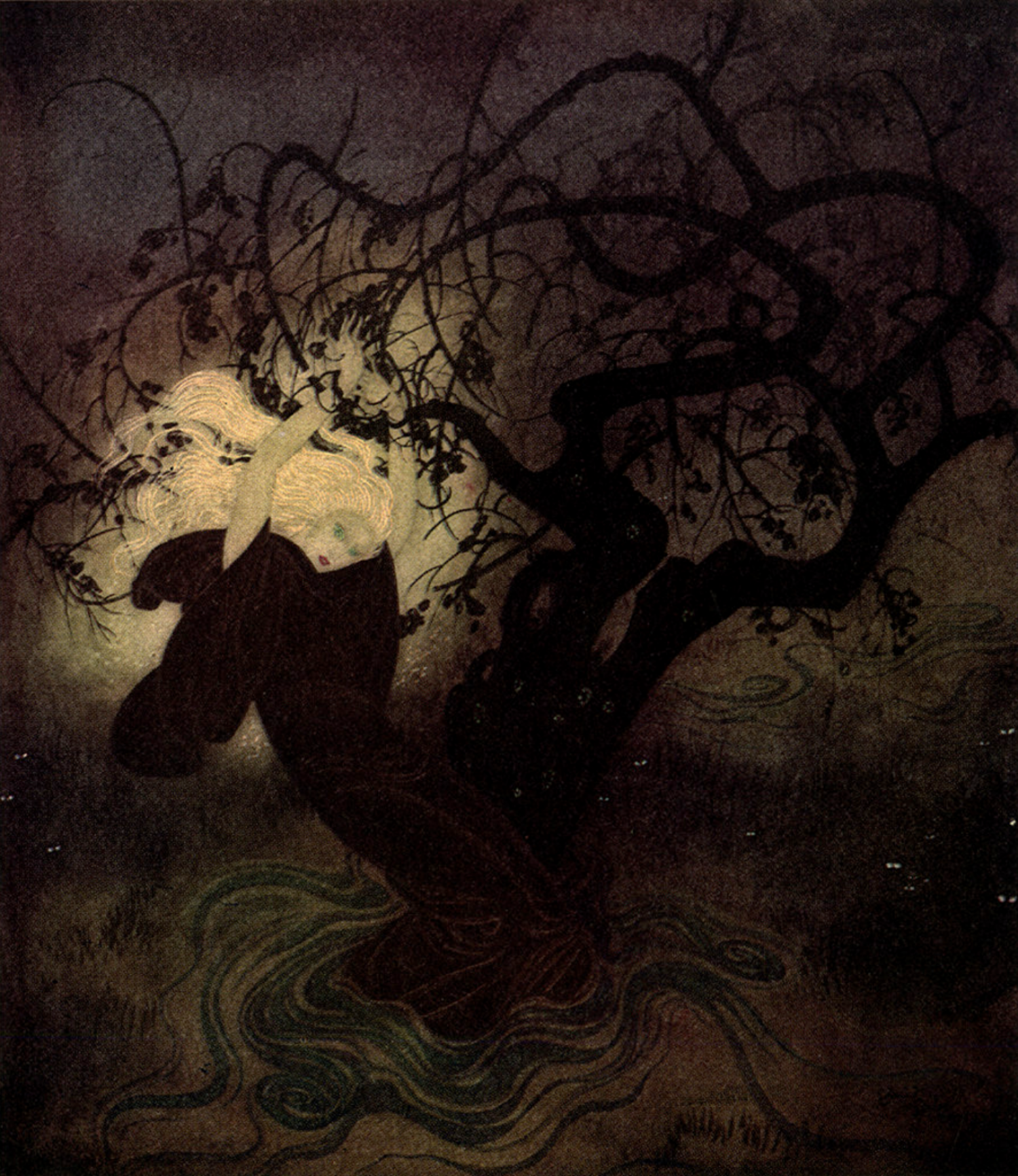 The buried moon