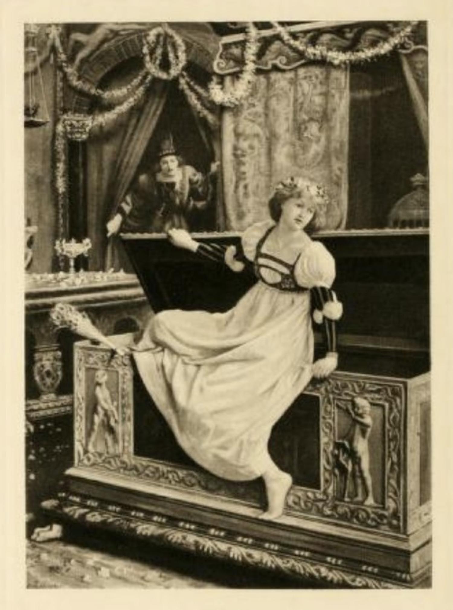 The princess emerges from the chest and is discovered