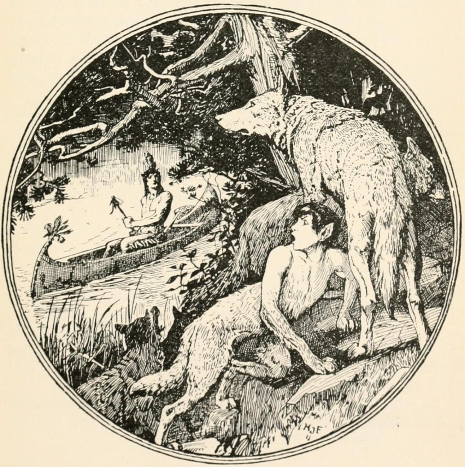The boy and the wolves