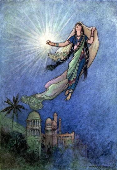 Tracer in the Art Style of Warwick Goble