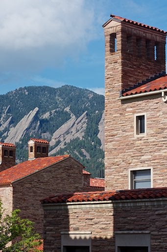 Flatirons view