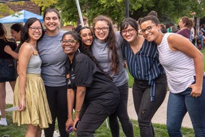undergrads at CUnity Fest