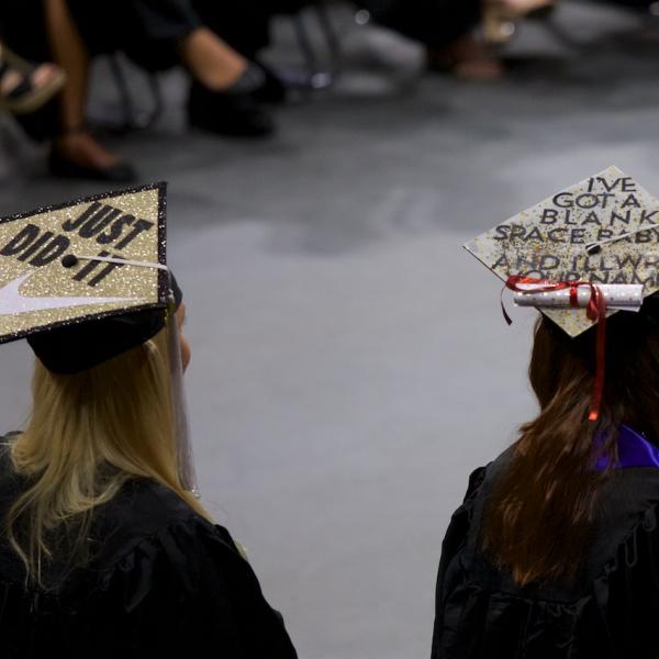 "Just did it" and "I've got a blank space baby... and I'll write your name" -- two marketing minors to go with their psych degrees?