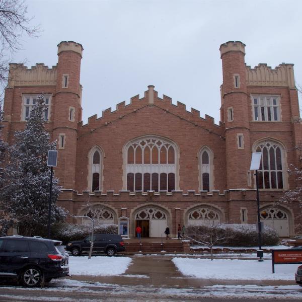Macky Auditorium, site of the ceremony