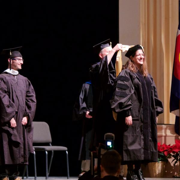 A PhD was awarded to Lakshmi "Lux" Lalchandandi, hooded by Professor Tim Curran