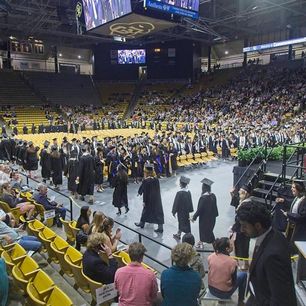 Last, but not least, the undergraduates process. And process. And process.