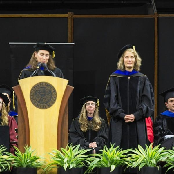 Sona Dimidjian recognizes Joanna Arch, who was awarded the inaugural Yvonne Kristy Endowed Chair