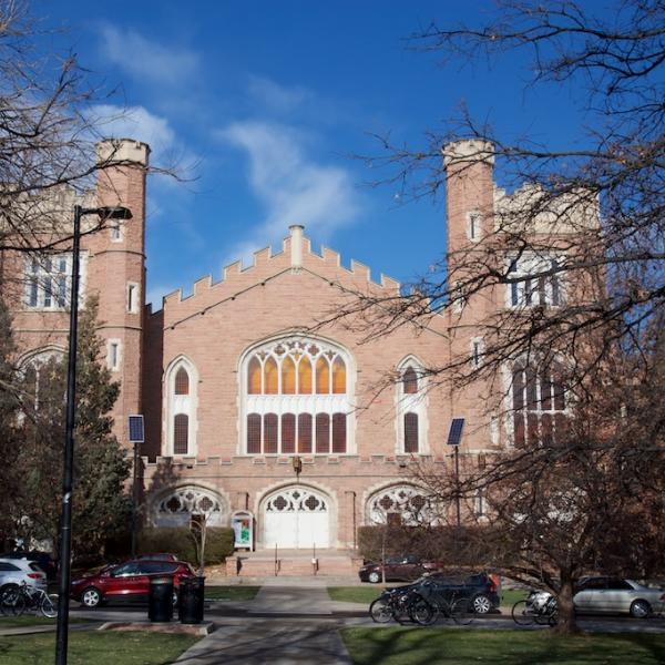 Macky Auditorium, site of the ceremony