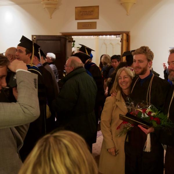 Post-ceremony photo op