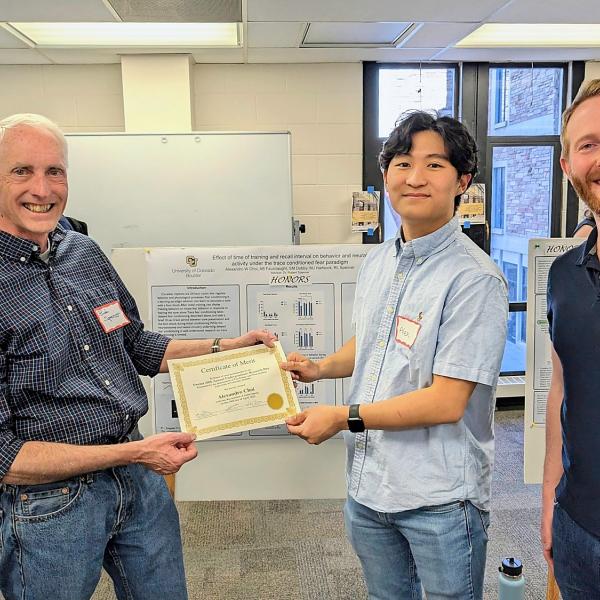 Bob Spencer with mentee Alexandro Choi
