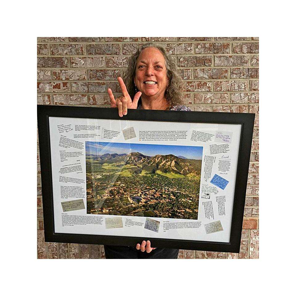 laurel with retirement print