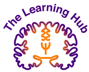 Learning Hug Logo brain drawing
