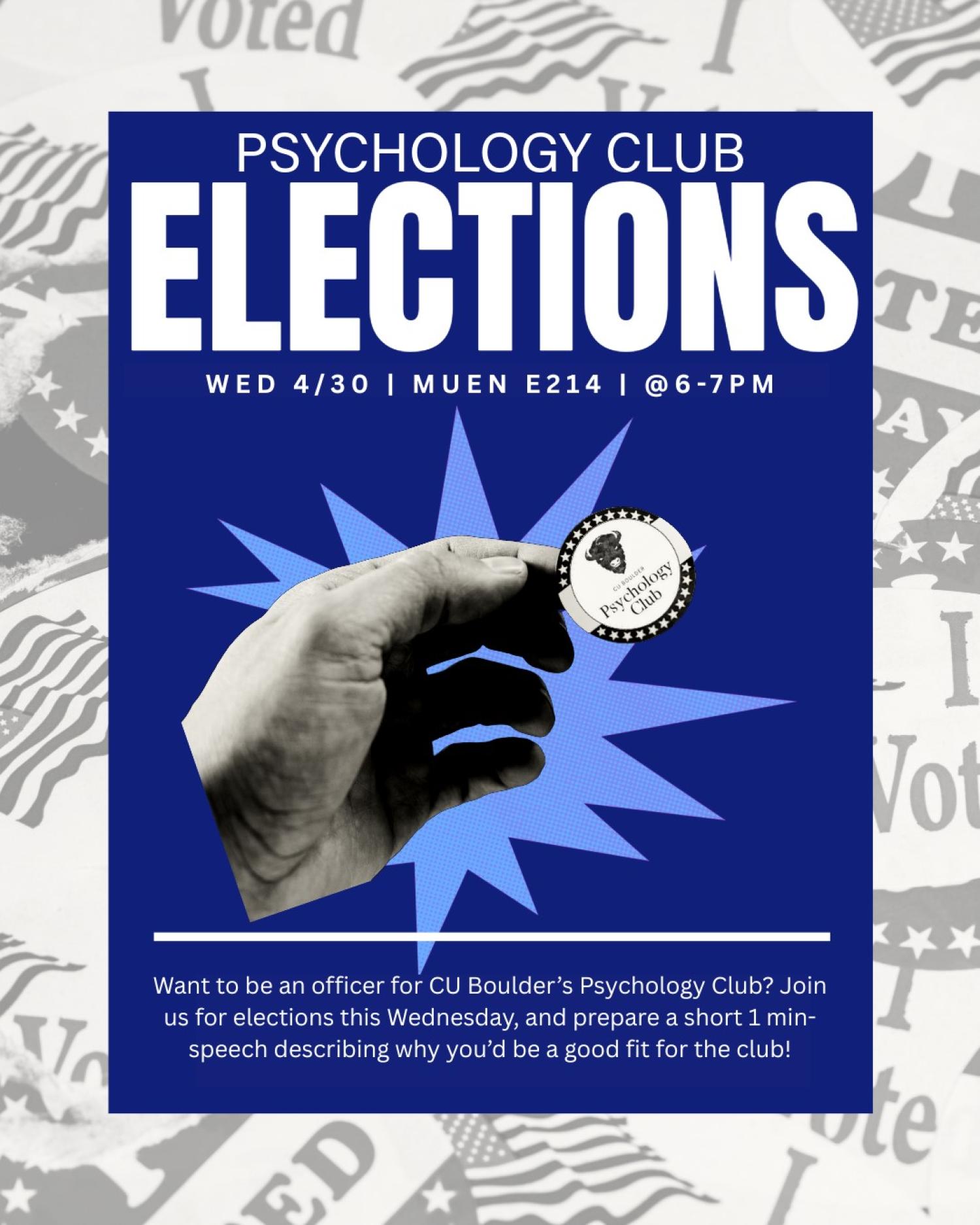 PSYC Club Flyer w/ Event Information