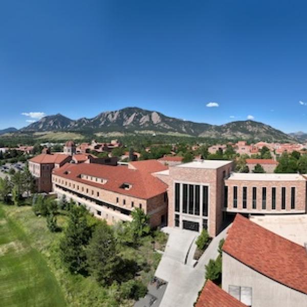 Leeds School of Business and Engineering and Applied Sciences buildings at the University of Colorado Boulder.
