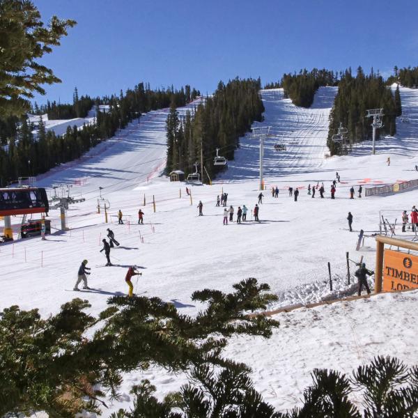 People at the Eldora Mountain Ski Resort