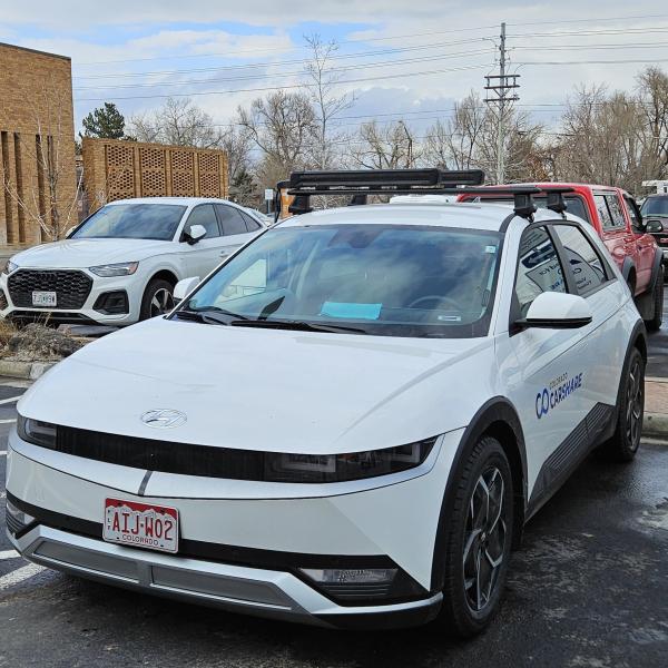Colorado Carshare EV on CU Main Campus