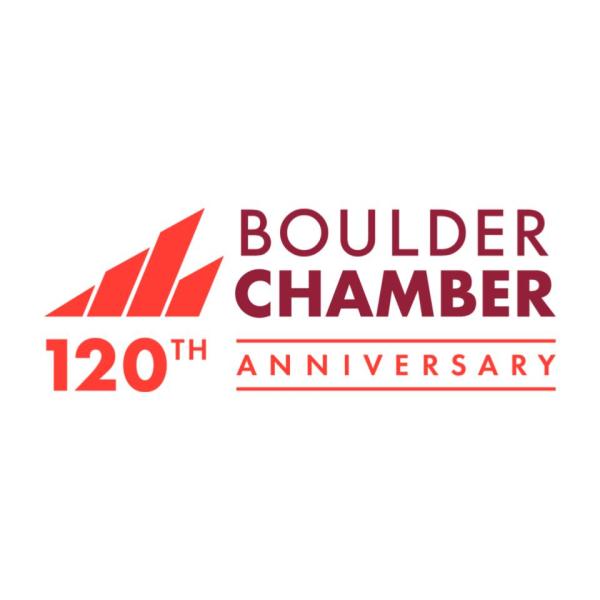 Boulder Chamber logo with 120th anniversary below