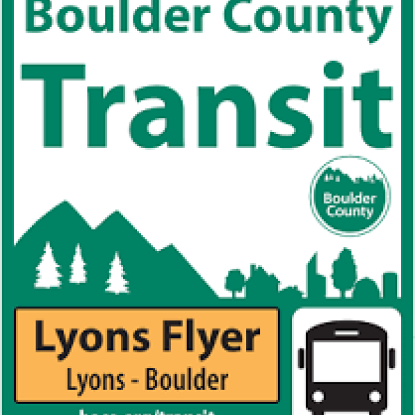 Boulder County Transit picture promoting the Lyons Flyer.