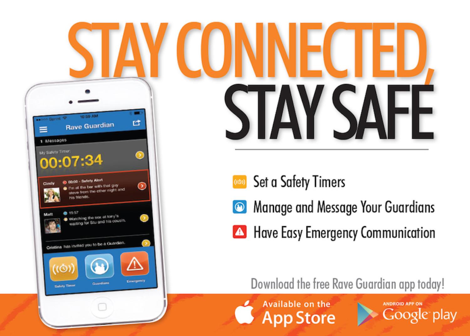 Rave Guardian app