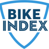Bike Index logo, blue text on blue shield outline.