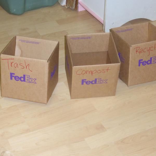 Trash, Compost, Recycle
