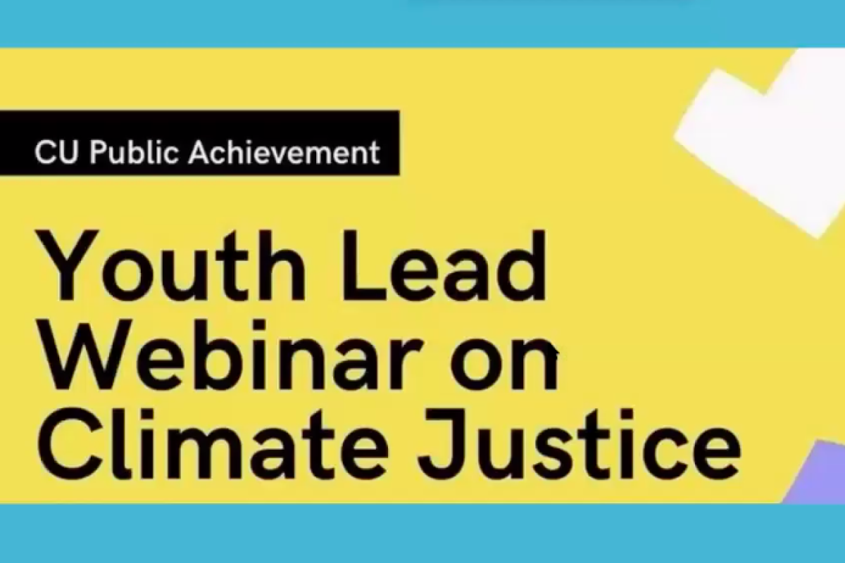 Youth Lead Climate Justice Webinar (Fall 2020) Recording