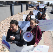 students march