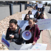 students march