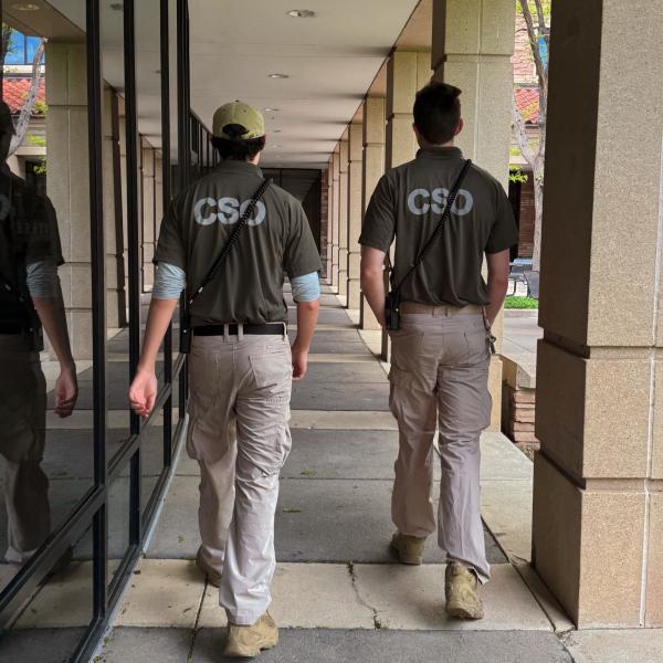 CSO group walking campus