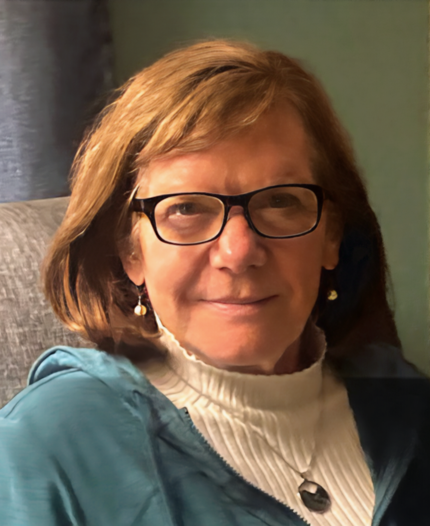 Rebecca Dickson sitting