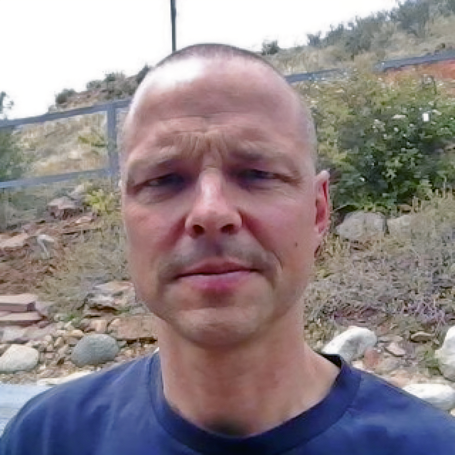 Steve Lamos outside