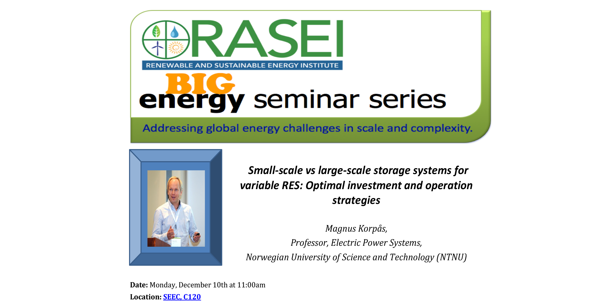 BES: Small-Scale vs Large-Scale storage systems for variable RES ...