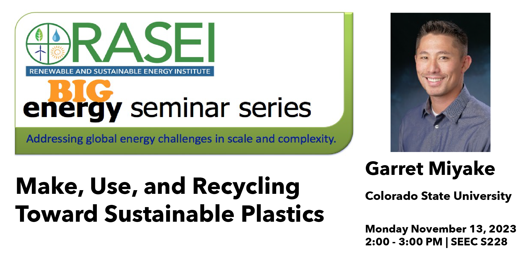 BES: Make, Use, and Recycling Toward Sustainable Plastics | Renewable ...