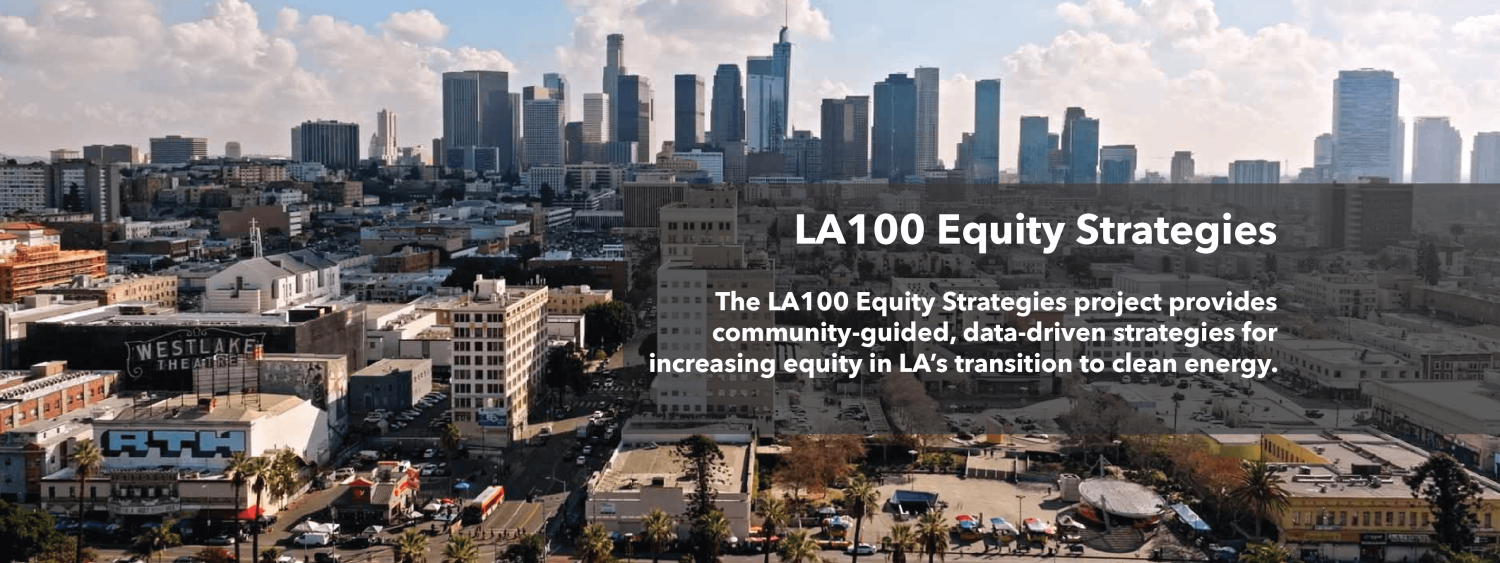 LA100 Equity Report Banner