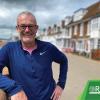 Garry Rumbles, leaning on a wall