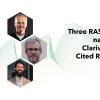 Profile pictures of the RASEI fellows named in the 2020 Clarivate highly cited list